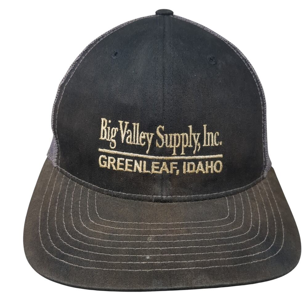 Big Valley Supply, Inc. Greenleaf, Idaho Trucker Hat Black One Size Richardson